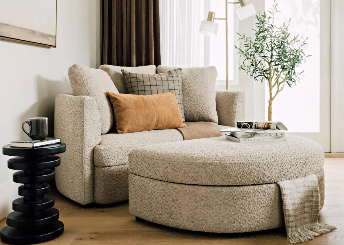 Alma Storage Ottoman