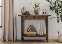 Anmoore Reclaimed Wood Storage Console Table