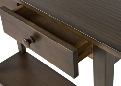Anmoore Reclaimed Wood Storage Console Table
