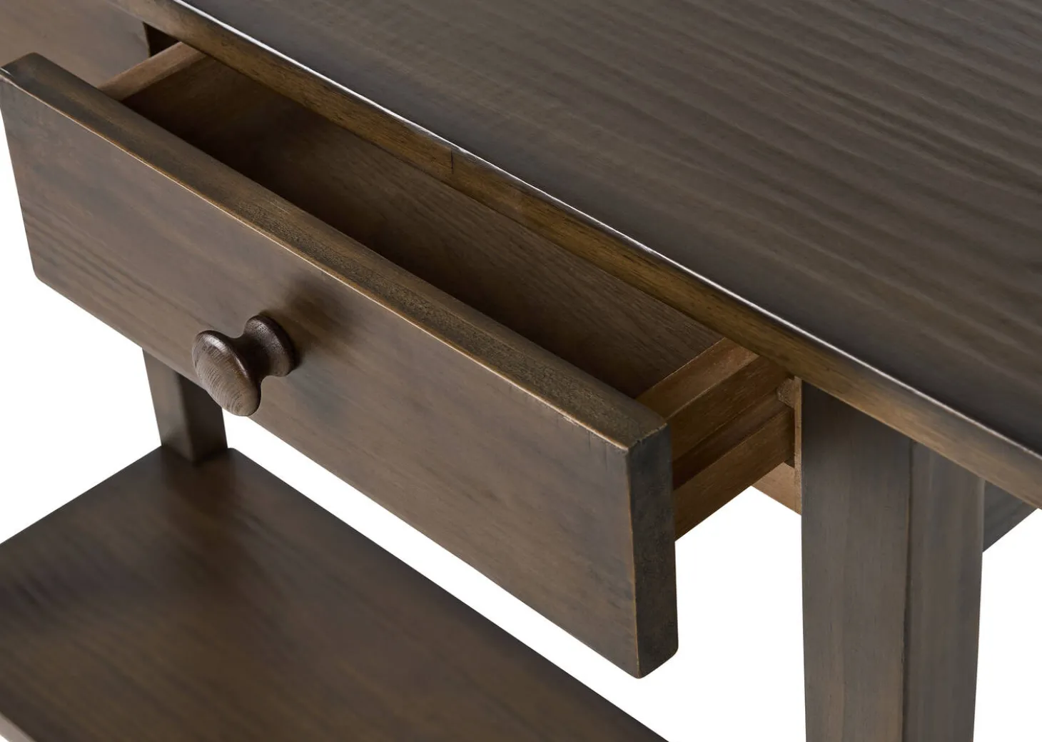 Anmoore Reclaimed Wood Storage Console Table