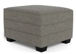 Azure Custom Ottoman 28x24&rdquo;