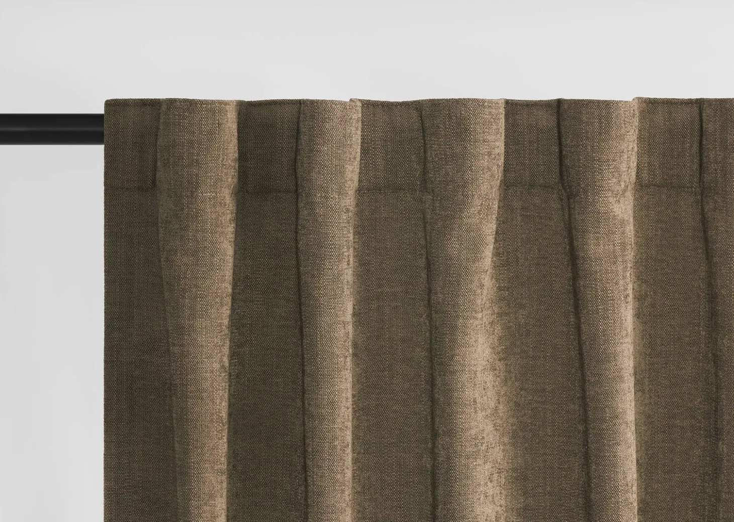 Bailey Curtain Panel 96" Mushroom