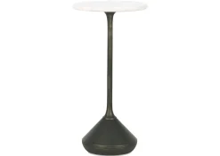 Banks Recycled Metal Accent Table -Bronze