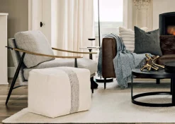 Banks Recycled Metal Accent Table -Bronze