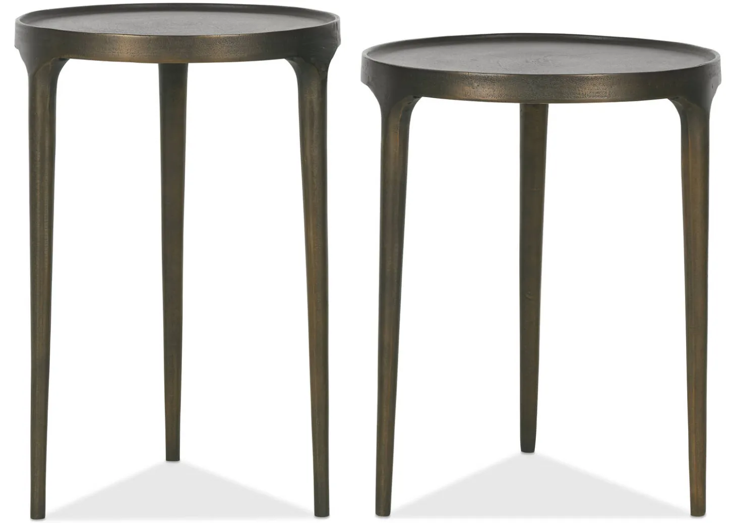 Bautista Recycled Metal Accent Table 16" -Bronze