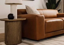 Beau Leather Sofa -Leo Tan