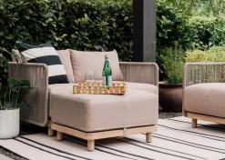 Belize Outdoor Ottoman -Sand