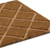 Bordered Diamond Doormat Natural