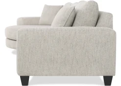 Bronx Round Sofa Chaise LCF -Fairfax Almond