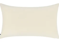Cambria Cotton Leaf Pillow 14x24 Ivory