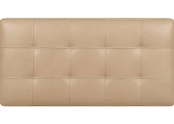Carson Leather Ottoman