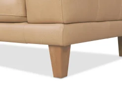 Carson Leather Sofa Chaise