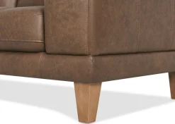 Carson Leather Sofa Chaise