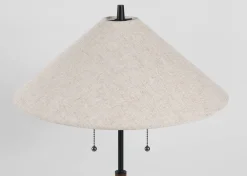 Cayley Table Lamp Walnut/Black
