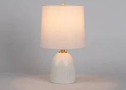 Chance Table Lamp Short White