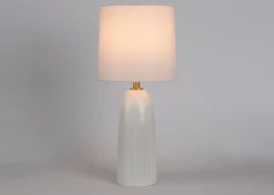 Chance Table Lamp Tall White