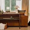 Chelsie Throw Sand/White