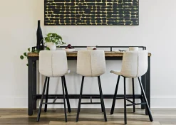 Dougal Reclaimed Wood Counter Console Table -Hughes Ale
