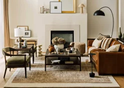 Dundas Reclaimed Wood Square Coffee Table -Hughes Umber