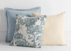Edgell Cotton Waffle Pillow 20x20 Ivory