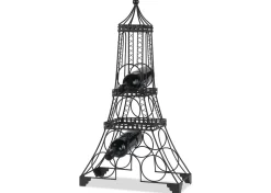 Emily Eiffel Tower Wine Rack Black