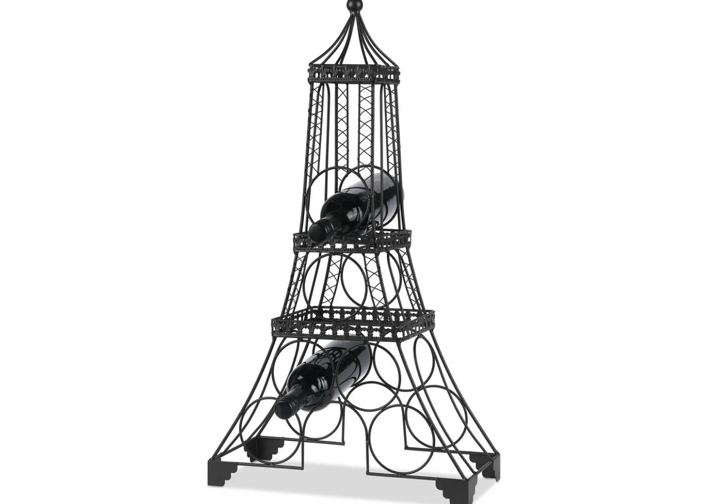 Emily Eiffel Tower Wine Rack Black