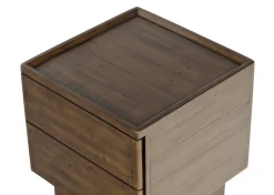 Ernesto Reclaimed Wood Side Table -Ayer Spice