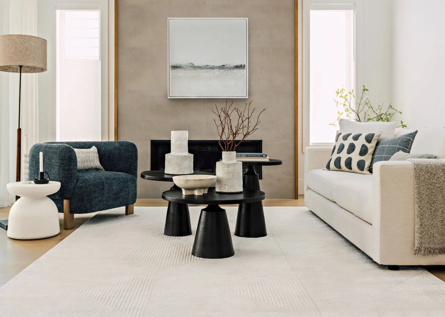 Gershwin Recycled Metal Round Coffee Table