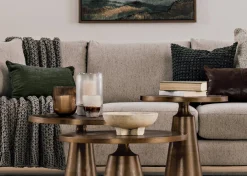 Gershwin Recycled Metal Side Table 24"