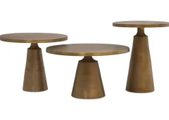 Gershwin Recycled Metal Side Table 20"