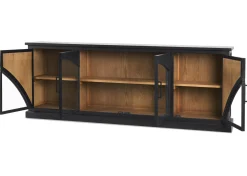 Grantham Reclaimed Wood Sideboard -Mannor Black