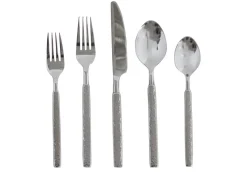 Hammered 5-Piece Cutlery Set