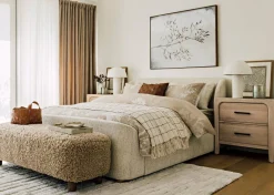 Hendricks Cotton Check Throw Nat/Cara
