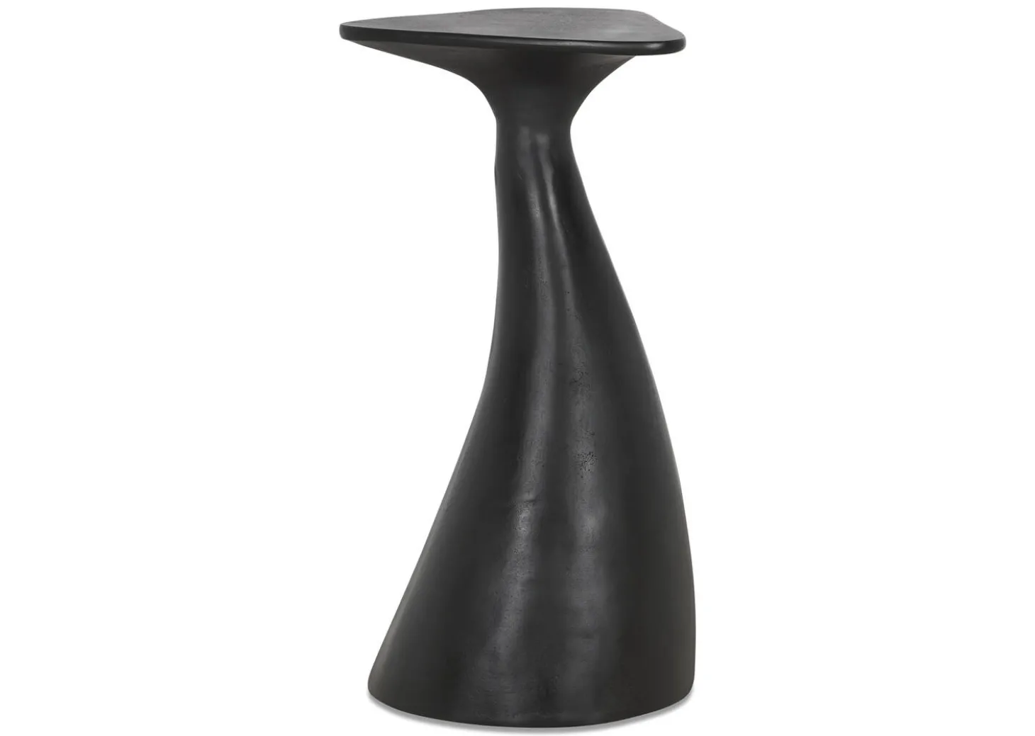 Higgins Recycled Metal Accent Table Short -Bronze
