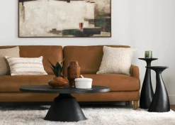 Higgins Recycled Metal Accent Table Short -Bronze