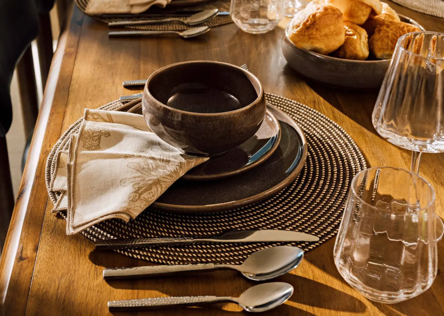 Hydrangea Napkin Set of 6 Natural/Sand
