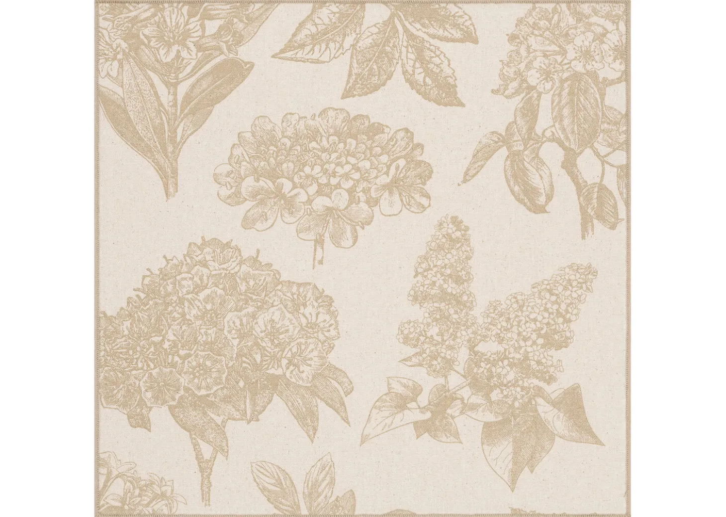Hydrangea Napkin Set of 6 Natural/Sand