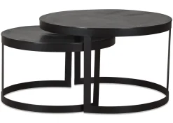 Irwin Recycled Metal Nesting Coffee Table Set