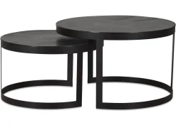 Irwin Recycled Metal Nesting Coffee Table Set
