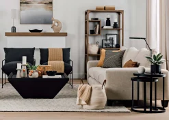 Irwin Recycled Metal Nesting Side Table Set