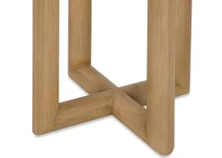 Jayman Round Side Table -Cava Sesame