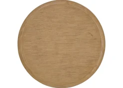 Jayman Round Side Table -Cava Sesame