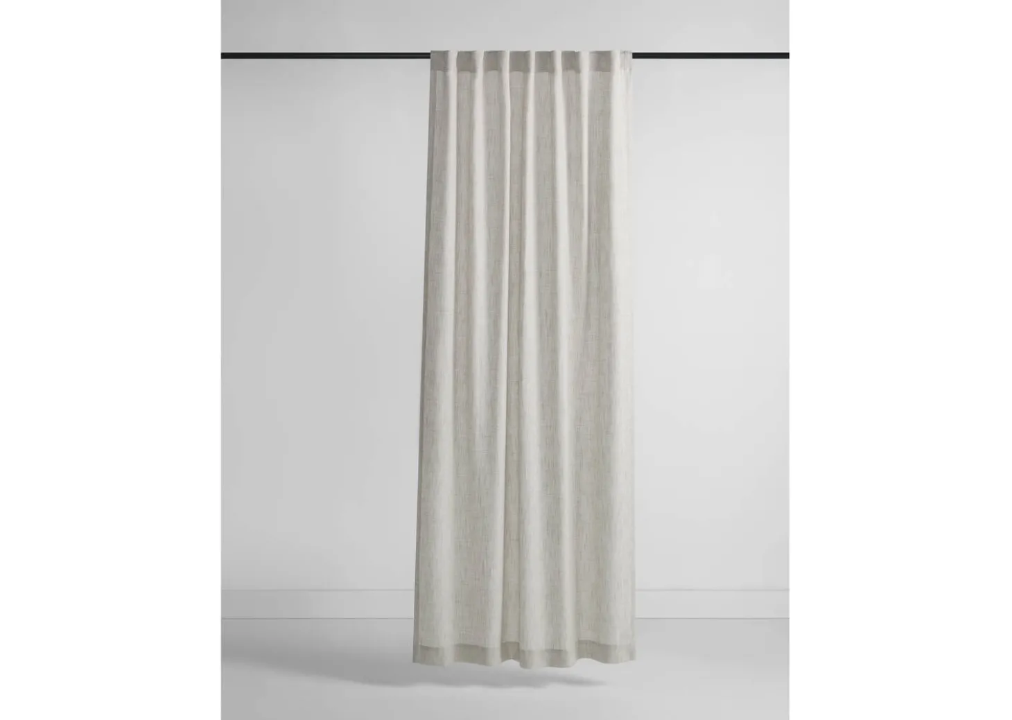 Jeffrey Sheer Curtain Panel 96" Light Grey