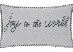 Joy Pillow 14x24 Light Grey