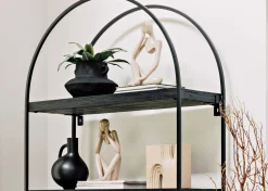 Kamari Reclaimed Wood Bookshelf -Virtuo Caviar