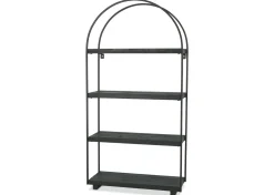 Kamari Reclaimed Wood Bookshelf -Virtuo Caviar