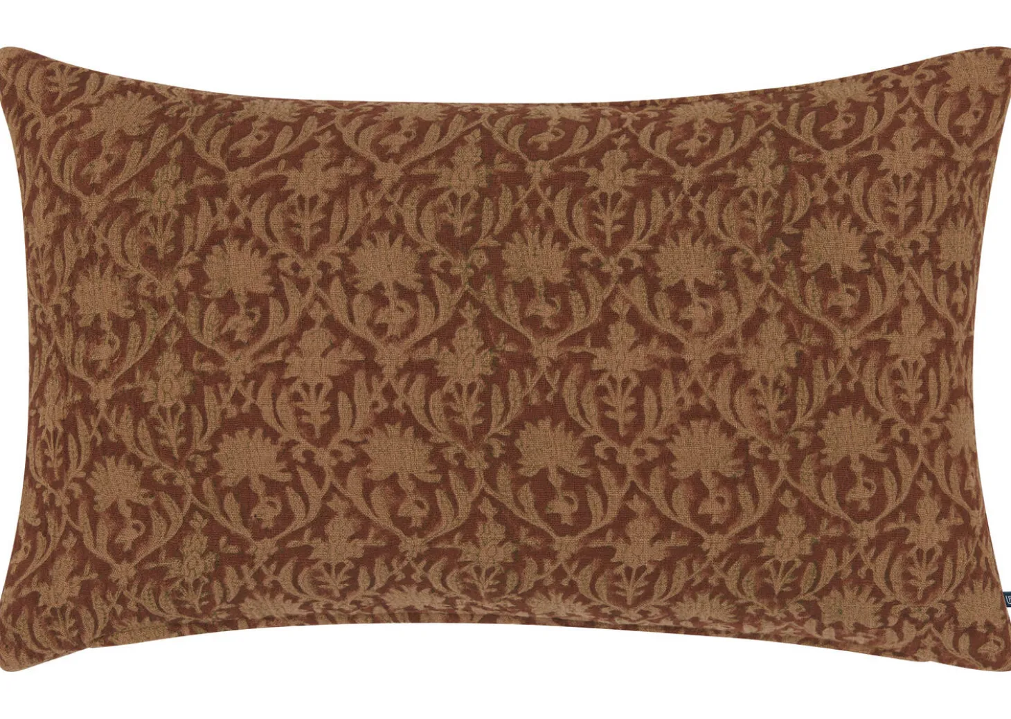 Kavya Cotton Pillow 14x24 Rust