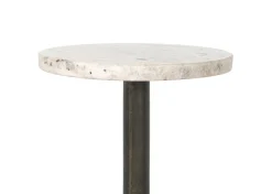 Laroux Recycled Metal Accent Table -Sienna