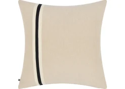 Leslie Cotton Pillow 20x20 Ivory/Black