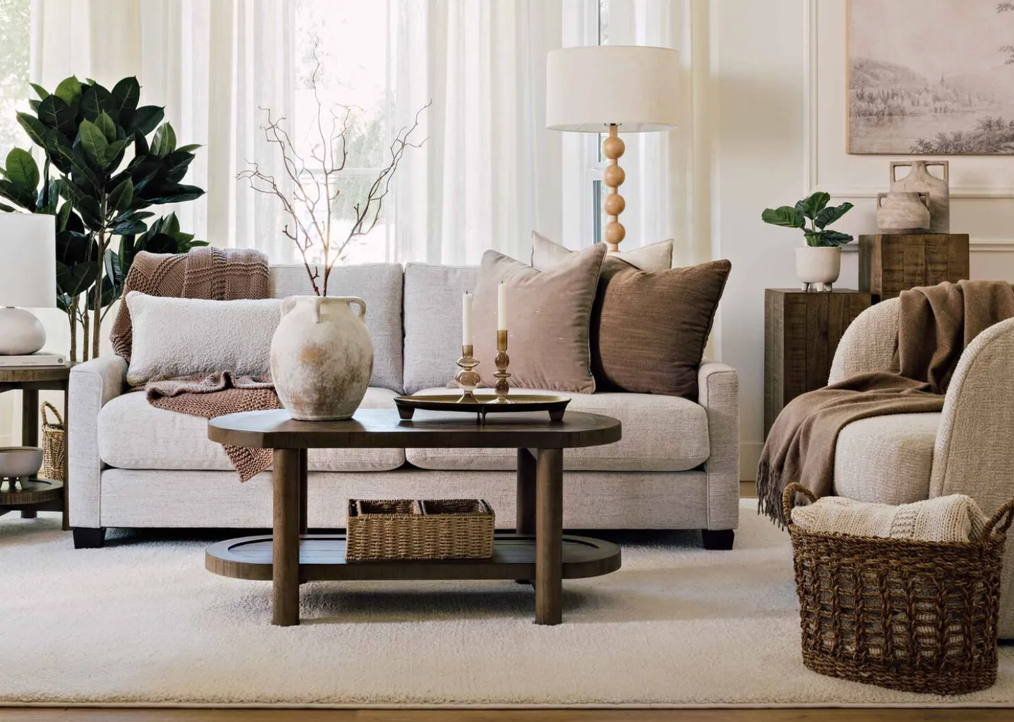 Liberty Apartment Sofa -Wesley Linen